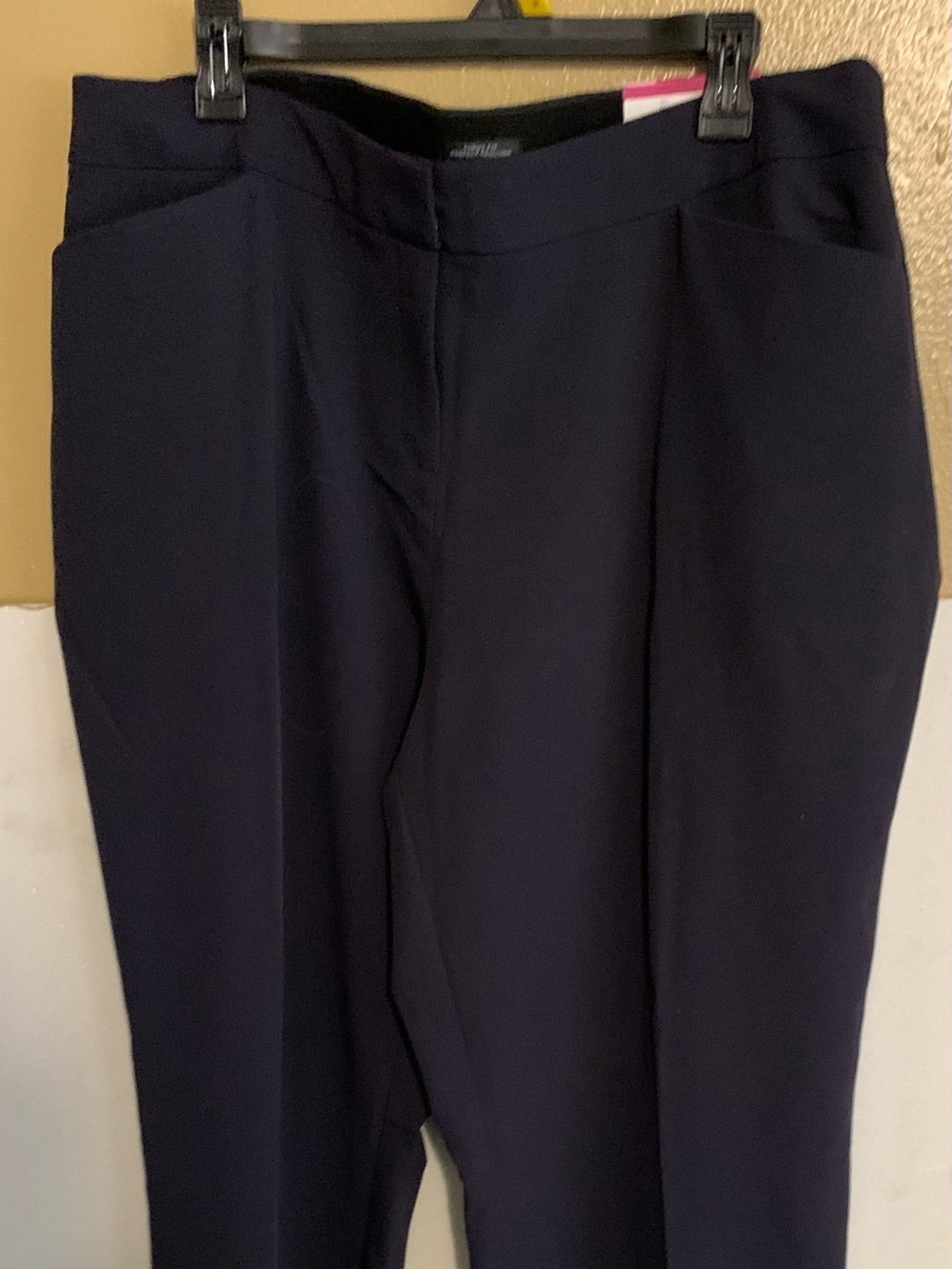 Worthington Navy Straight Leg Dress Pants